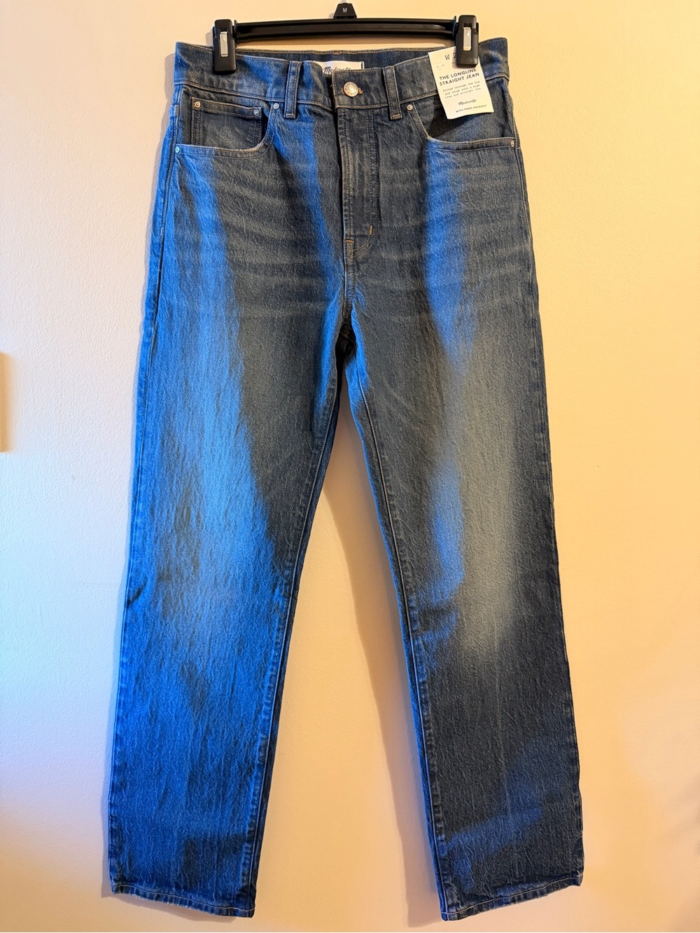 Madewell Longline straight leg jean